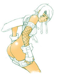 ass female final_fantasy final_fantasy_vii gloves shorts smooth_skin ugenixdoujinwave yuffie_kisaragi