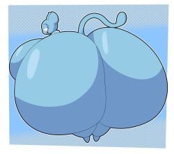 big_ass big_breasts breasts bubble_butt cyandrive98 female furry huge_ass huge_breasts hyper_ass mew pokémon_(species) pokemon pokemon_(species) thick_thighs wide_hips