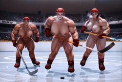 3futas abs absurd_res ai_generated areolae audience balls biceps big_breasts blue_eyes breasts breath broad_shoulders brown_eyes crowd dickgirl erect_nipples flaccid futa_only futa_with_futa futanari gloves helmet hockey hockey_puck hockey_stick huge_breasts ice ice_skates knoworai light-skinned_futanari light_skin looking_at_viewer muscles muscular muscular_arms muscular_futanari muscular_thighs nipples nude nude_futanari penis realistic realistic_penis_size skates smile sport sportswear stable_diffusion tanned_futa tanned_skin thick_thighs visor wide_hips