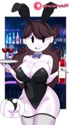 1girls 2d 2d_(artwork) ass big_breasts breasts collar curvy curvy_female high_resolution jaiden jaiden_animations playboy_bunny raydonxd tagme virtual_youtuber voluptuous vtuber