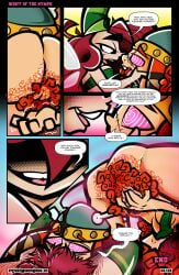 barbara_(rayman) betilla_(rayman) comic comic_page coremindsdark cunnilingus dominance domination end_page english_text excessive_pubic_hair female female_only hairy hairy_pussy hirsuite hypnosis long_hair masturbation mind_control musk nymph_(rayman) page_3 page_number pubes rayman_(series) rayman_legends rayman_origins red_hair sequence smell_fetish stripping yuri