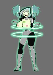 1girls breasts clothing danny_fenton danny_phantom female green_eyes high_heel_boots high_heels huge_ass huge_breasts jay-r0ck kim_possible lips male male_in_female_body nipples possession shego thick_thighs wide_eyed wide_hips