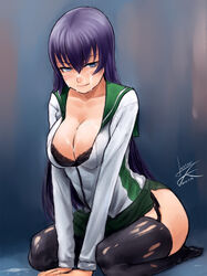 saeko busujima from highschool of the dead by lasterk