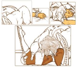 69 chun-li clutching_sheets comic cunnilingus cunnilingus_through_clothes female held_down human male oral oral_sex rough_sketch straight straight_hair street_fighter street_fighter_ii ugenixdoujinwave