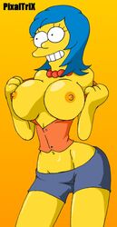 marge simpson from the simpsons by pixaltrix