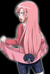 female hayate_no_gotoku! hinagiku_katsura pink_hair tagme x-ray