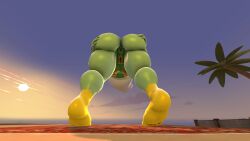 3d anus green_skin huge_ass huge_breasts nintendo no_humans pokemon pov puffy_anus roserade sfm shortstack silverade55 source_filmmaker