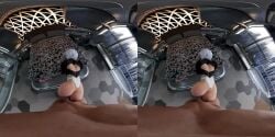 3d 3d_(artwork) animated ass big_ass big_butt blender blender_(software) bubble_ass bubble_butt butt curvy dark-skinned_male dark_skin doggy_style nier:_automata partial_male pawg project_vega sound stereogram tagme thick thick_ass thick_thighs vaginal vaginal_penetration video vr vr_media yorha_2b