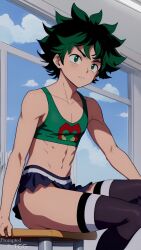 deku from my hero academia by thechronicgamer
