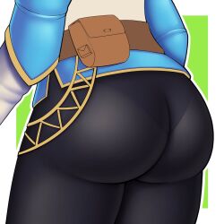 1girls ass ass_focus black_legwear bubble_butt clothed female female_only mwxxxart panties_visible_through_clothing pantylines princess_zelda solo tears tears_of_the_kingdom the_legend_of_zelda the_legend_of_zelda:_breath_of_the_wild thick_thighs tights zelda_(tears_of_the_kingdom)