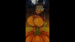 anal anal_sex animated anthro background_music big_ass big_breasts big_penis breasts clothing cum cum_dripping_from_ass cum_in_ass cum_inflation cum_inside cum_leaking dripping_cum female furry large_breasts moaning paizuri piercing pumpkin rouge_the_bat sega sonic_(series) sonic_the_hedgehog_(series) sound straight tail thick_thighs video witch_hat zombieray10