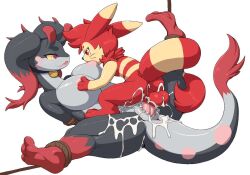 1boy 1girls anthro anthro_penetrated anthro_penetrating cum cum_in_pussy cum_inside female female_penetrated furret generation_6_pokemon goodra hybrid male male/female male_penetrating male_penetrating_female pata pokémon_(species) pokemon pokemon_(species) sex tagme zoroark