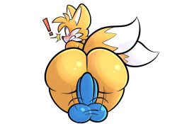 1boy 2boys anal anthro ass big_ass big_balls big_butt big_penis butt canid canine dildo dildo_in_ass fat femboy fox gay huge_ass male male_only penis penis_in_ass sex sonic_(series) taillove_(artist) tails thick_thighs wide_hips yaoi