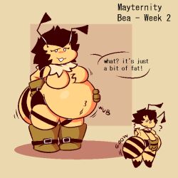 bee big_breasts breasts female pregnant woopwoomb