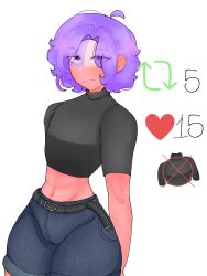 blush chile_(countryhumans) countryhumans erection erection_under_clothes femboy heart la_galleta male male_only safe sfw short_hair simple_background small_smile social_media strip_game white_background