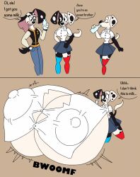 101_dalmatian_street 101_dalmatians anthro canine deepak_(101_dalmatians) dimitri_1_(101_dalmatians) disney female genderbent genderswap_(mtf) luxioboi22 what