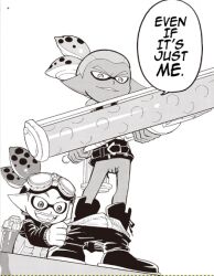 comic edit goggles_(splatoon) manga nude_filter pantsed pantsing rider_(splatoon) small_penis splatoon splatoon_(series)