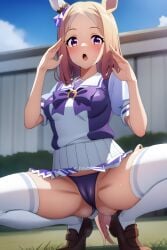 ai_generated animal_ears cygames dmm_games doujin fictional fictional_product fictitious horse_ears_girl inspired_by_real_derby_horse japan_umamusume_training_schools_and_colleges narita_top_road_(umamusume) nsfw seductive sensitive tracen_academy umamusume umamusume_pretty_derby umsk unofficial うましこ ウマシコ