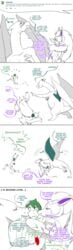 1girls 2018 2boys 3_fingers alternate_color angry areolae ass azzilan ażula_arktändr back belly black_eyes blush bodypaint canine charizard claws clenched_teeth closed_eyes clothed clothing comic dragon english_text eyelashes fangs feet fire fluffy flying fox fur furry gallade gijinka girly green_hair hair hand_on_head horn humanized interspecies jewelry kiss kissing long_ears long_hair male mammal matemi navel necktie nintendo nipples nude open_mouth original_character pants partially_colored pointing pokémon_(species) pokemon pokemon_(species) pokemon_bw pokemon_dppt pokemon_rgby ponytail purple_fur running scalie shirt short_hair size_difference sketch standing sweat tail teeth testicles text video_games wings zoroark