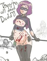 d! hit-girl kick-ass marvel marvel_comics mindy_macready pregnant