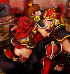 anal dynasty_warriors gay male sun_ce tagme taishi_ci yaoi