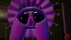 3d 3d_(artwork) 3d_model ballora ballora_(fnafsl) exposed_pussy firenutter five_nights_at_freddy's five_nights_at_freddy's:_sister_location flashing_at_viewer fnaf presenting scottgames sister_location solo solo_female upskirt