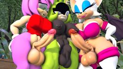 3d 3d_(artwork) 3d_model 3futas amy_rose balls balls_in_panties big_balls big_breasts breasts futa_with_futa futanari idw_comics idw_publishing imminent_sex intersex intersex/intersex mobian mobian_(species) mobian_bat rouge_the_bat sega silvertilver sonic_(series) sonic_adventure_2 sonic_the_hedgehog_(comics) sonic_the_hedgehog_(idw) sonic_the_hedgehog_(series) surge_the_tenrec