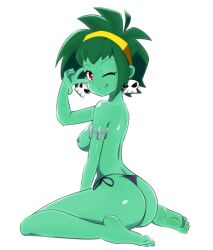 nipples panties rottytops shantae smooth_skin topless topless_female zombie_girl zorzero