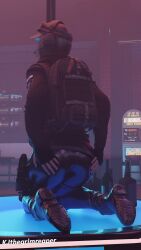 ass ass_focus ass_grab ela_(rainbow_six) kjthegrimreaper leather_boots leather_clothing leather_pants military military_boots military_clothing rainbow_six rainbow_six_siege shoulder_length_hair tagme tight_clothing