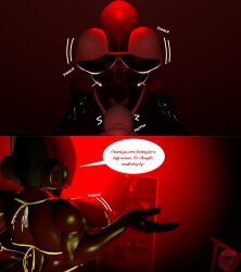 1futa 3d comic dialogue english_text firenutter futa_focus futanari huge_balls huge_breasts huge_cock original_character self_upload text