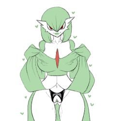 gardevoir green_hair heart humanoid penis pokémon_(species) pokemon pokemon_(species) pussy pussy_juice truelordpotato underwear