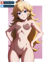 princess peach from mario (series) by kingmaster