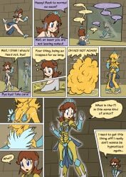 alternate_costume blush breasts female female_only mario_(series) mythkaz nintendo princess_daisy solo tagme