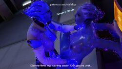 3d alien alien_girl aria_t'loak asari asari_futanari biotic biotics choking comic comic_page cum_in_pussy dominant english female futa_on_female futanari huge_cock liara_t'soni mass_effect submissive_female submissive_pov vaginal_penetration vaginal_sex vikhlop