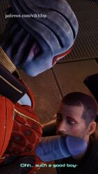 commander shepard from mass effect by vikhlop