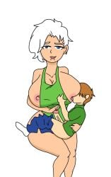 albino big_breasts big_penis green_shirt jools_grouse lactation luzbel_(coloring) masturbation mature_female nipples quetzal69 rodney_salazar size_difference the_loud_house white_background