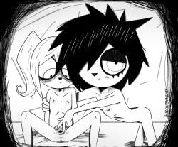 2girls ben-ecia black_and_white emo emo_girl female female_only i_can't_sleep incest nia_(i_can't_sleep) tagme youtube yuri