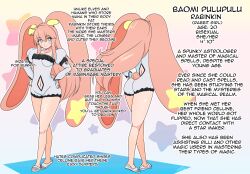 baomi_pulupulu bunny_girl character_sheet female leotard long_ears purpleguyri riley_moore_(artist) smaller_female tagme unitard unusual_pupils