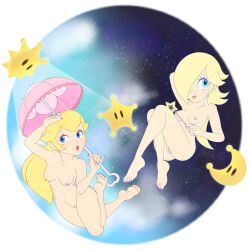 ass breasts mario_(series) nude power_moon princess_peach princess_rosalina pussy rasenxoru super_mario_galaxy super_mario_odyssey super_mario_sunshine