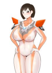 cosplay creople emi_aobe erect_nipples large_breasts nipples see-through see-through_clothing thick_thighs ubikitas ultraman_(franchise) ultraman_blazar ultrawoman_grigio wide_hips