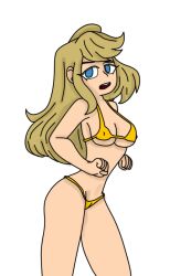 blonde_hair blue_eyes fhs fhsz3r0 fnafhs fnafhs_z3ro fnafhsrule34 golden_bikini hair joy_(fnafhs)