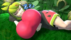 1girls 3d 3d_(artwork) cute female_only happy huge_breasts ignitionoffear melony_(smg4) sfm sleeping smg4 source_filmmaker wholesome