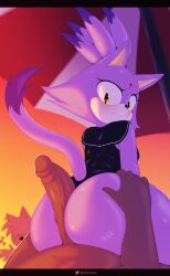 anthro ass assjob big_ass big_butt blaze_the_cat blush breasts buttjob clothed clothing digital_media_(artwork) domestic_cat duo felid feline felis female fur genitals hair hi_res male male/female mammal penis purple_body purple_fur sega simple_background sinrizuki sonic_(series) sonic_the_hedgehog_(series)