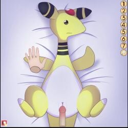 1:1 ampharos animated blush bodily_fluids cum cum_in_pussy cum_inside disembodied_hand disembodied_penis duo female female_focus female_penetrated feral generation_2_pokemon genital_fluids genitals human human_on_feral interspecies long_playtime luniel male male/female male_on_feral male_penetrating mammal nintendo no_sound penetration penis pokemon pokemon_(species) pokephilia pussy sex simple_background tagme vaginal_penetration vaginal_penetration video video yellow_body zoophilia