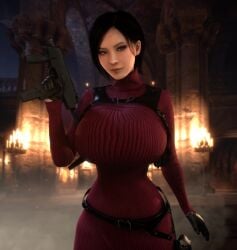 1girls 3d ada_wong alternate_breast_size asian asian_female ass big_ass big_breasts black_hair bottom_heavy breasts bust busty capcom chest clothed clothed_female curvaceous curvy curvy_figure female female_focus female_only female_solo gun hips holding_gun holding_object holding_weapon hourglass_figure huge_ass huge_breasts human human_female human_only large_ass large_breasts legs light-skinned_female light_skin lips mature mature_female mp9 resident_evil resident_evil_4 resident_evil_4_remake slim_waist small_waist solo solo_female thick thick_hips thick_legs thick_thighs thighs thin_waist top_heavy vaako video_game_character voluptuous waist wasp_waist weapon wide_hips