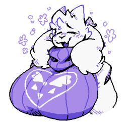 1girls 2d anthro big_breasts breasts cute female female_only fur furry humanoid pch_dmn solo tagme toriel undertale undertale_(series) viomarks