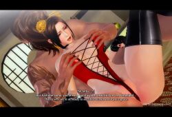 chobixpho female kaihime sengoku_collection sengoku_musou unseen_male_face