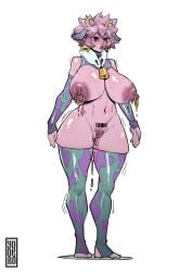 2024 2_horns absurd_res arm_warmers armwear big_breasts black_sclera bodily_fluids breasts clothing colored_lactation cowbell dripping drooling ear_piercing ear_tag facial_piercing female genital_fluids genitals hair hi_res horn horned_humanoid humanoid lactating legwear mina_ashido my_hero_academia nipple_piercing nipple_ring nipples nose_piercing nose_ring pattern_arm_warmers pattern_armwear pattern_clothing pattern_legwear pattern_thigh_highs piercing pink_body pink_eyes pink_hair pink_lactation pink_pussy_juice pink_skin pubes pubic_tattoo pussy pussy_juice_drip pussy_juice_on_leg ring_piercing saliva septum_piercing septum_ring skindentation solo standing stirrup_stockings sweat tattoo thick_thighs thigh_highs unusual_bodily_fluids unusual_lactation vaginal_fluids wide_hips yoyoro