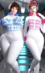 2girls 3d activision asian asian_bimbo asian_female ass athletic athletic_female big_ass big_breasts big_butt bimbo blizzard_entertainment bottom_heavy breasts brown_hair busty chinese chinese_female chubby chubby_female curvaceous curves curvy curvy_figure d.va digital_media_(artwork) eyebrows eyelashes eyes female female_focus female_only fit fit_female game_character hair hana_song hips hourglass_figure huge_ass huge_breasts human korean_female large_ass large_breasts legs light-skinned_female light_skin lips mature mature_female mei-ling_zhou mei_(overwatch) mei_ling_zhou overwatch overwatch_2 paag pale-skinned_female slim_waist thick thick_legs thick_thighs thighs top_heavy video_game video_game_character voluptuous vtemp waist wide_hips