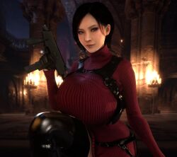 1girls 3d 3d_(artwork) ada_wong alternate_breast_size asian asian_female ass big_ass big_breasts black_hair black_thighhighs bottom_heavy breasts bust busty capcom chest clothed clothed_female curvaceous curvy curvy_figure female female_focus female_only gun hips holding_gun holding_object holding_weapon hourglass_figure huge_ass huge_breasts human human_female large_ass large_breasts legs light-skinned_female light_skin lips mature mature_female resident_evil resident_evil_4 resident_evil_4_remake slim_waist small_waist solo solo_female thick thick_hips thick_legs thick_thighs thighhighs thighs thin_waist top_heavy uzi vaako video_game_character voluptuous waist wasp_waist weapon wide_hips